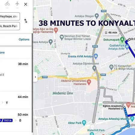 Big Flat 20 Minutes To Oldtown Antalya